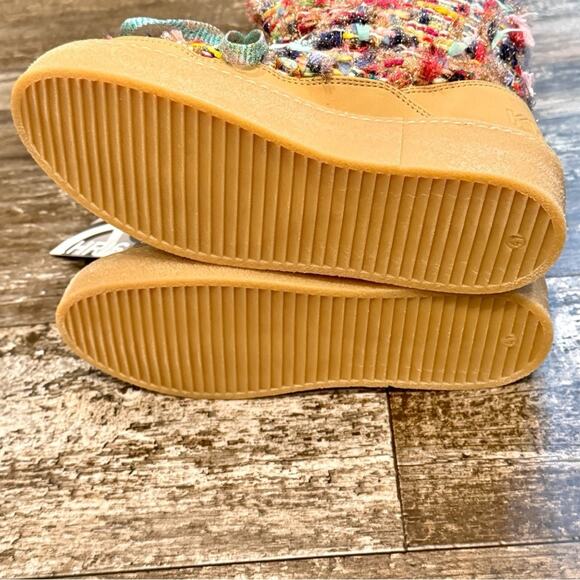 Khrisjoy Puff Check Tweed Boots Logo Women Size 41 Made in Italy Retail $600 NWT - Picture 8 of 15